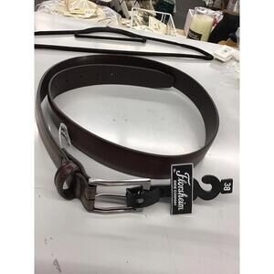 Florsheim shoe co genuine leather men’s belt size 38 brown  new JCPenney